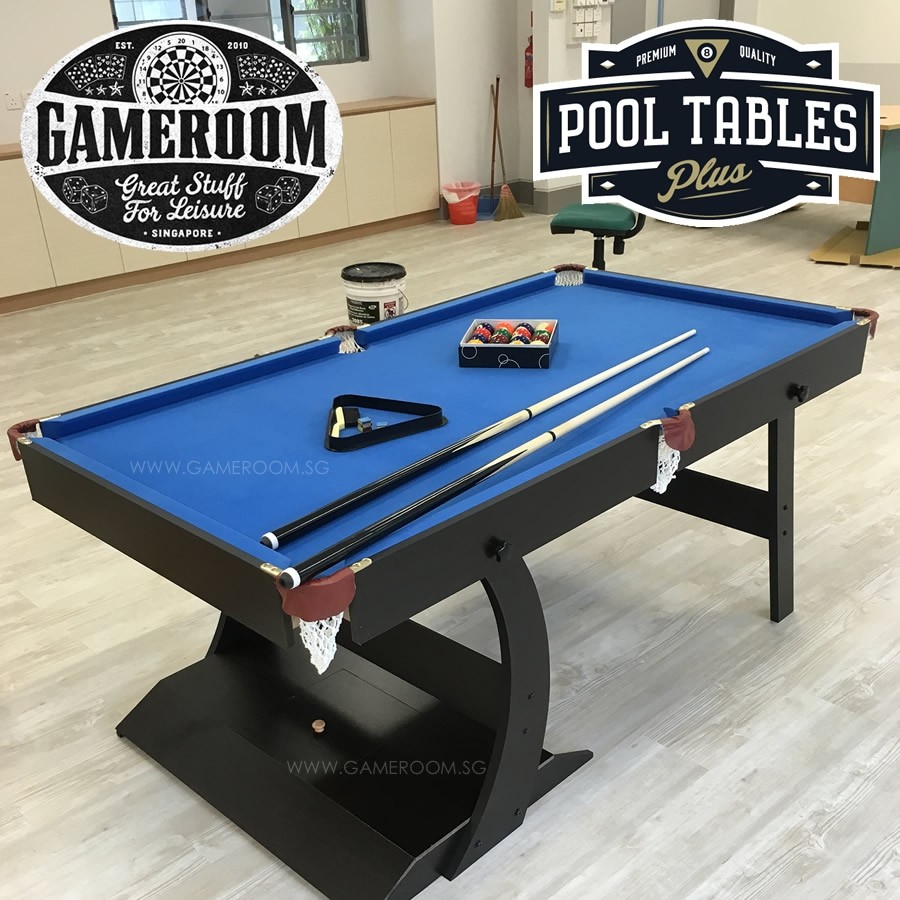 6ft Foldable Pool Table for Home and Office | GameRoom Singapore ...
