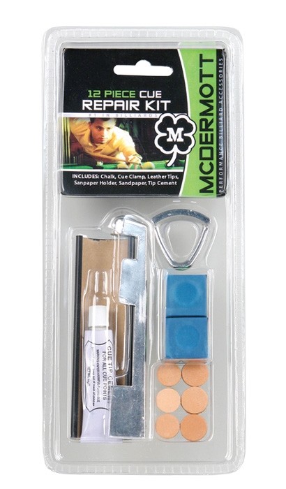12pc Cue Repair Kit