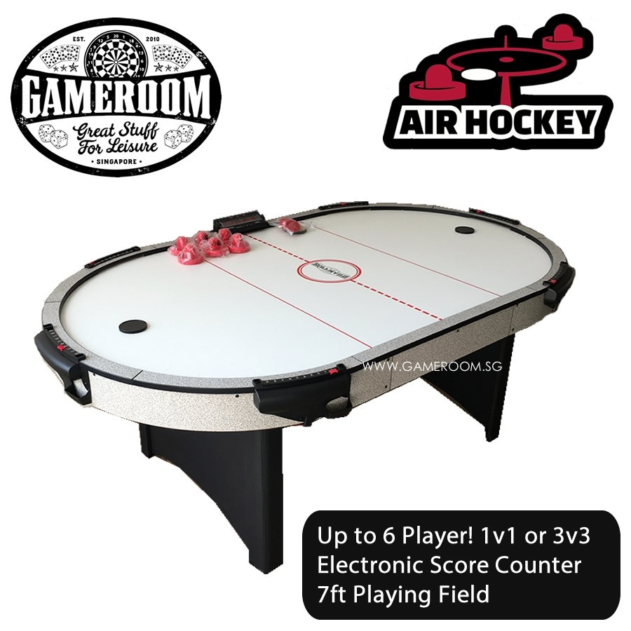 6 Player Air Hockey Table