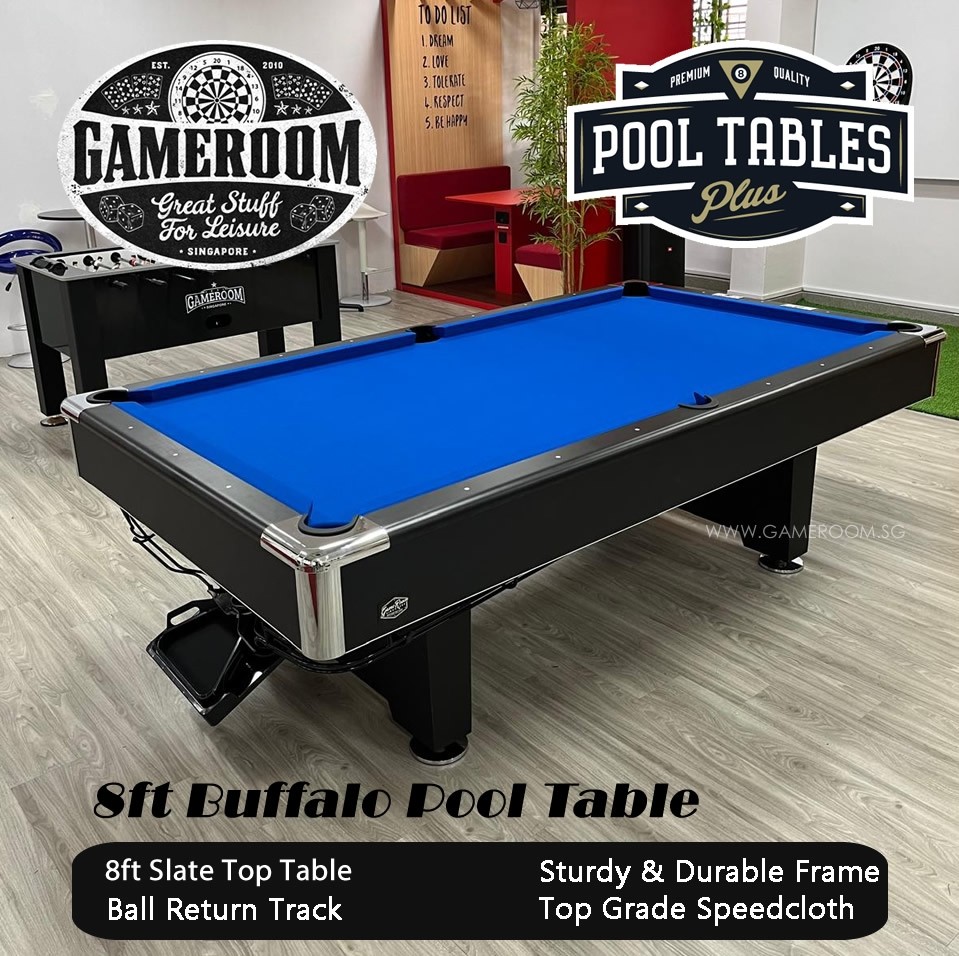 8ft Buffalo Pool Table