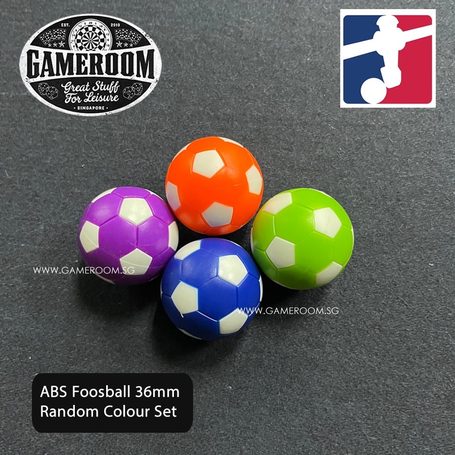 36mm ABS Colour Foosball (4pcs)