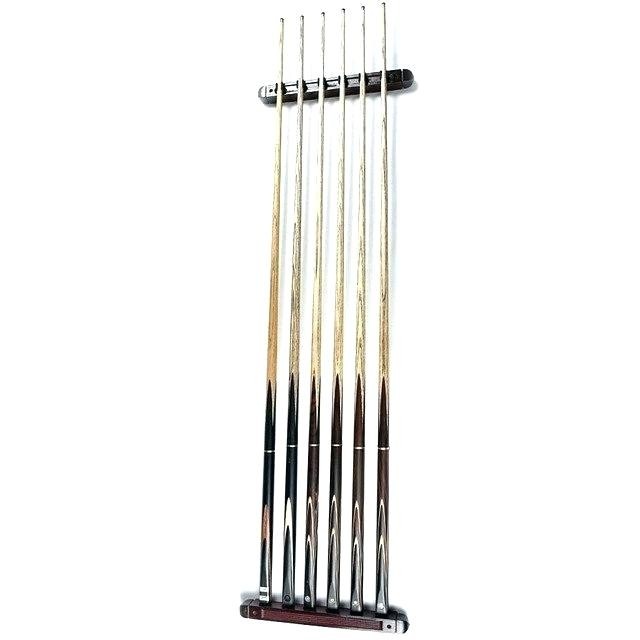 Wooden Wall Rack Holder (Hold 6 Cue Stick)