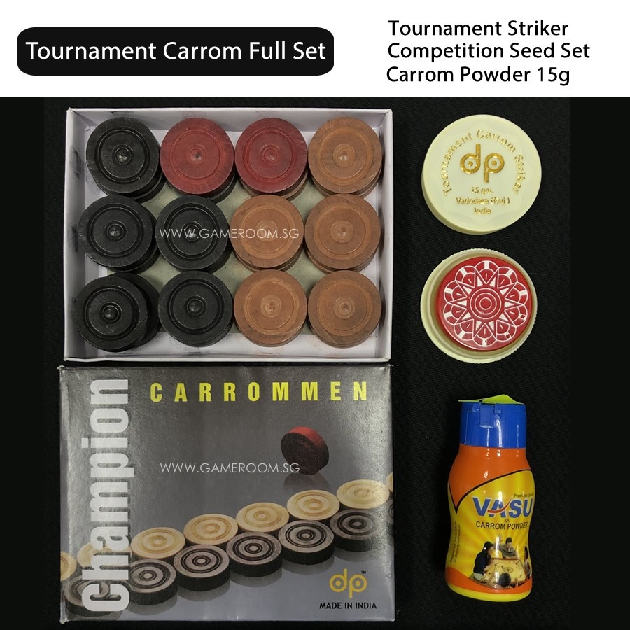 Tournament Carrom Seed & Striker Full Set