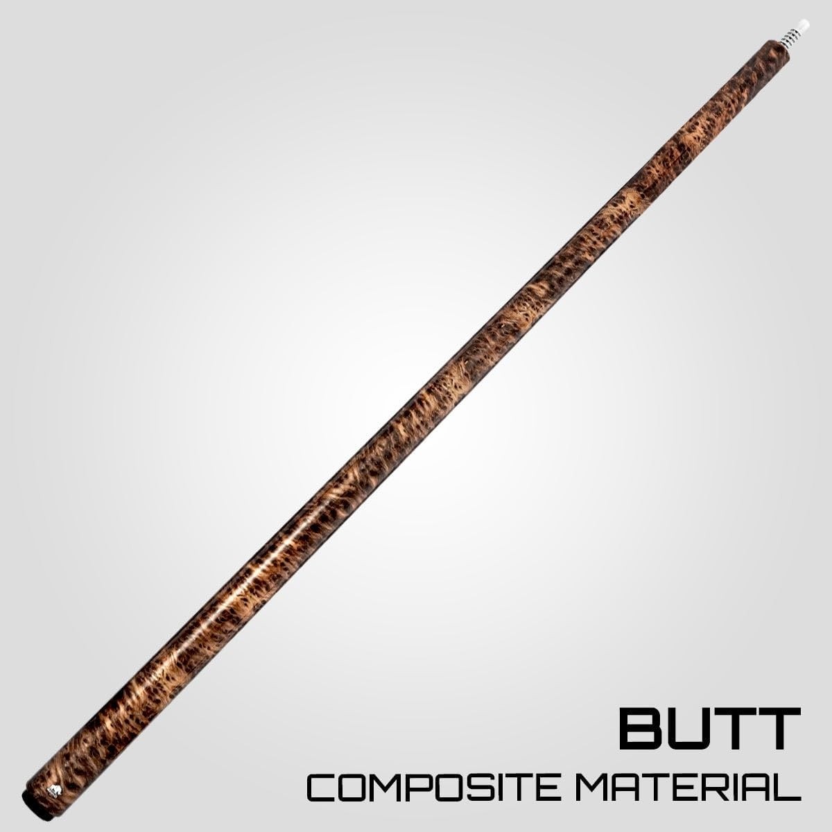 58" Real Wood Series - Carbon Fibre Moroccan Thuya Wood Pool Cue