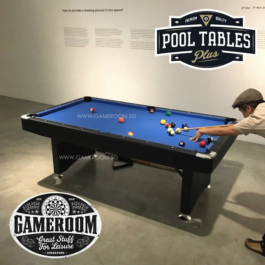 7ft Foldable Pool Table & Table Tennis Top (BLUE CLOTH)