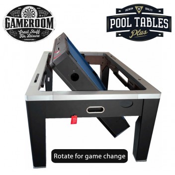 7ft Multi Game Table (Black & Grey)