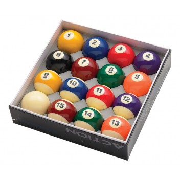2.25" Basic Numbered Pool Ball Set 