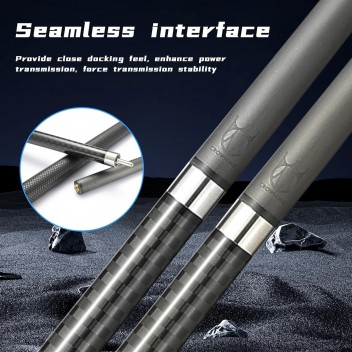 58" CME Checkered Carbon Fiber Pool Cue