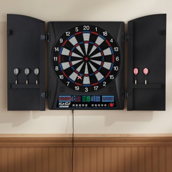 18" FC Pro DartBoard with Cabinet