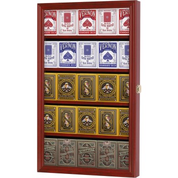 Poker Card / Trading Card Deck Wall Display Cabinet