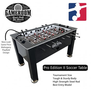 5ft Pro Edition II Soccer Table (New Mahogany Play Field Design!)