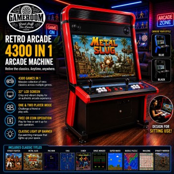 Velix Arcade Machine (Pre order) 4300 Games in 1